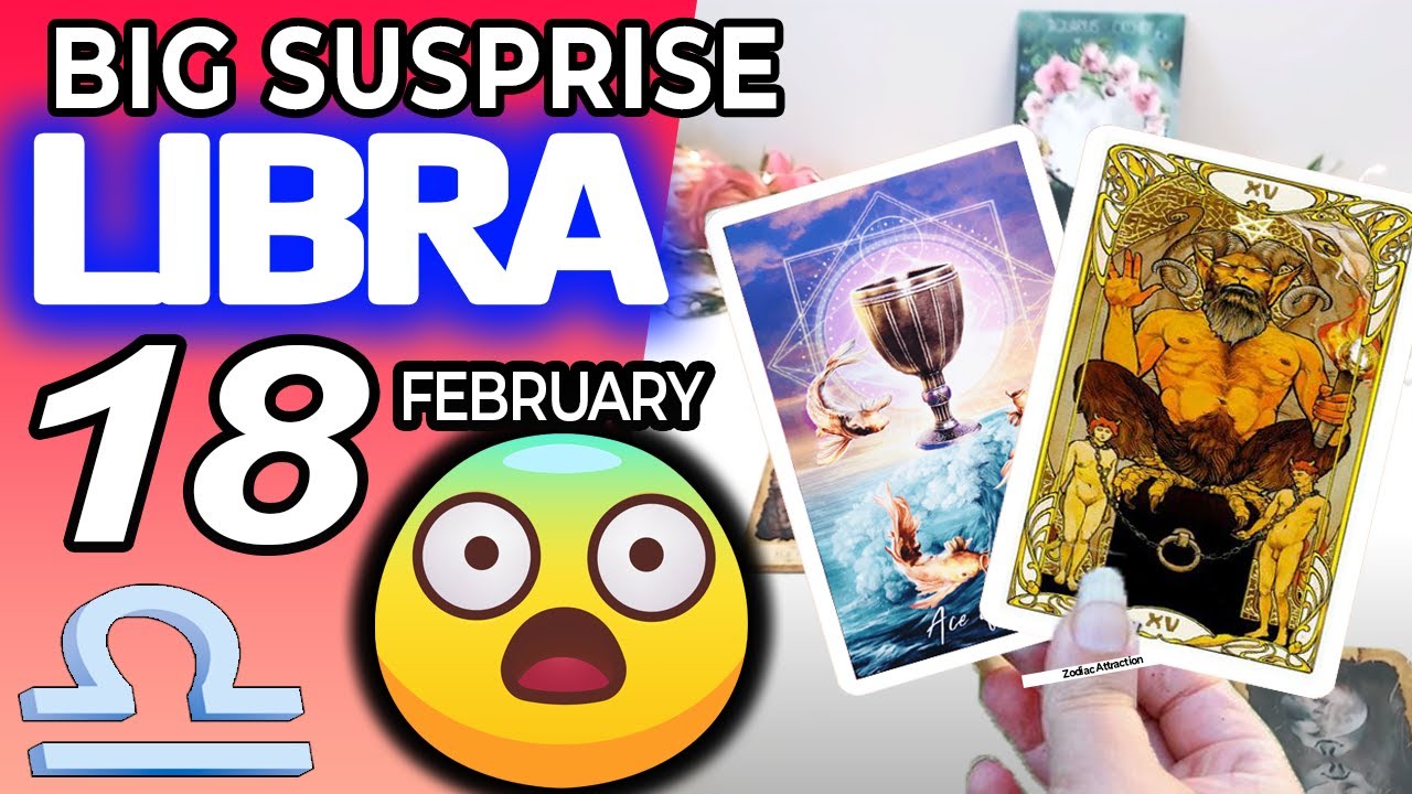 Libra ♎ 😨 BIG SUSPRISE 😨 Horoscope for Today FEBRUARY 18 2023♎Libra tarot february 18 2023
