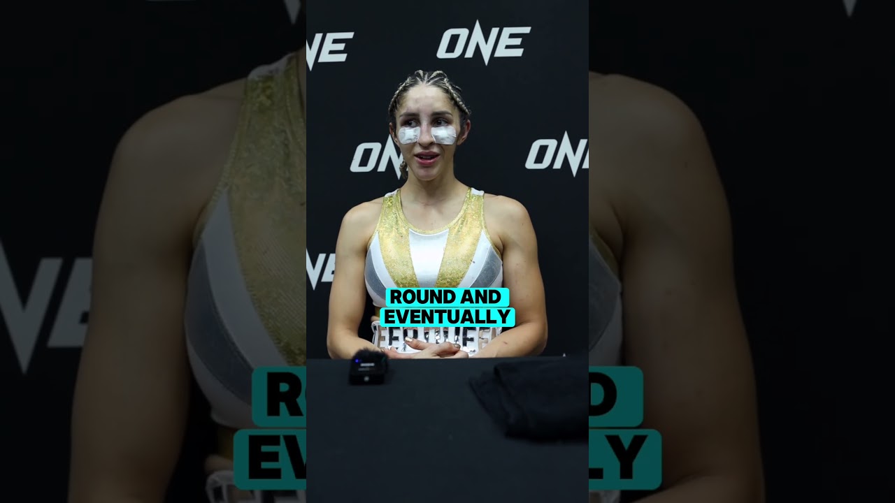 Selina Flores Post-Fight Interview OFN36 #onechampionship #muaythai