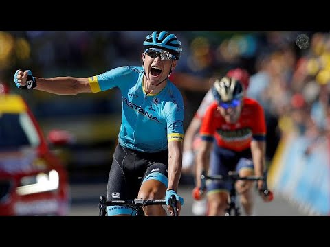 Видео: Тур де Франс, этап 12: Томас снова побеждает на Альп-д'Юэз