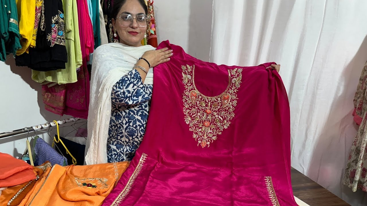 ਪਾਰਟੀ ਵਿਅਰ ਸੂਟ ਆਪਣੀ ਮਰਜੀ ਨਾਲ ਤਿਆਰ ਕਰਵਾਉ ||#onlineshopping #punjabisuits #Bhaina Da Boutique