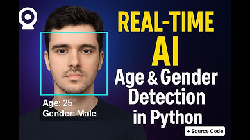 Real-Time Age & Gender Detection in Python | AI + CV Face Recognition + Source Code #computervision