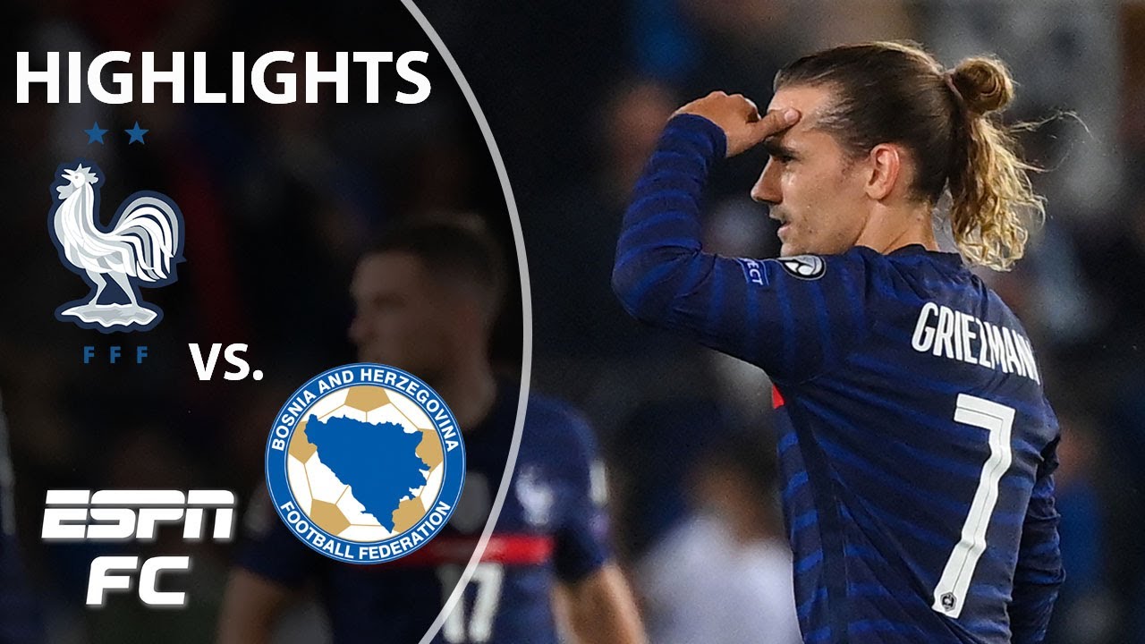 Antoine Griezmann scores in France draw with Bosnia and Herzegovina | World Cup Qualifying | ESPN FC