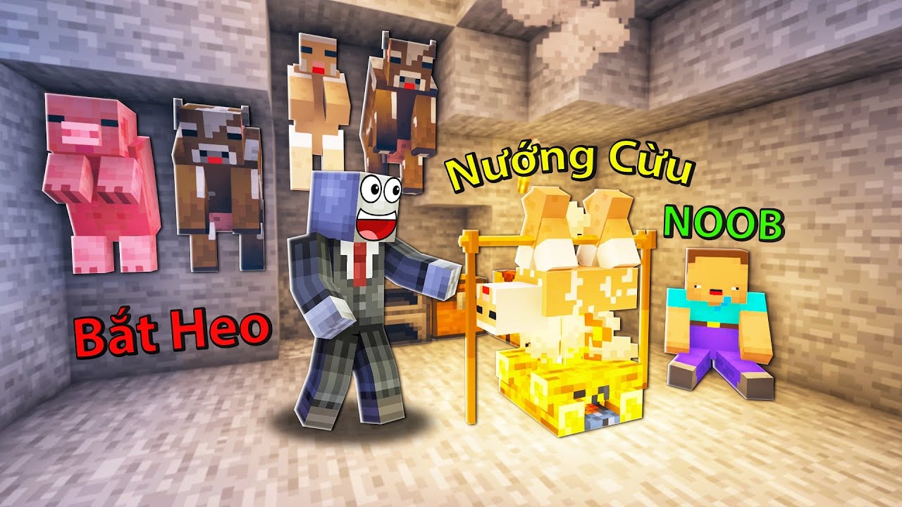 SLENDERMAN VÀ NOOB THỬ THÁCH 1 NGÀY 1 ĐÊM SỐNG TRONG HANG NHƯ NGƯỜI NGUYÊN THỦY(MÙA HÈ CỦA NOOB)