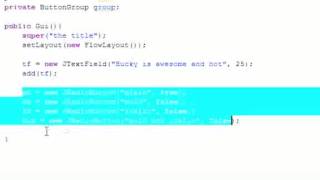Java Programming Tutorial 66 JRadioButton