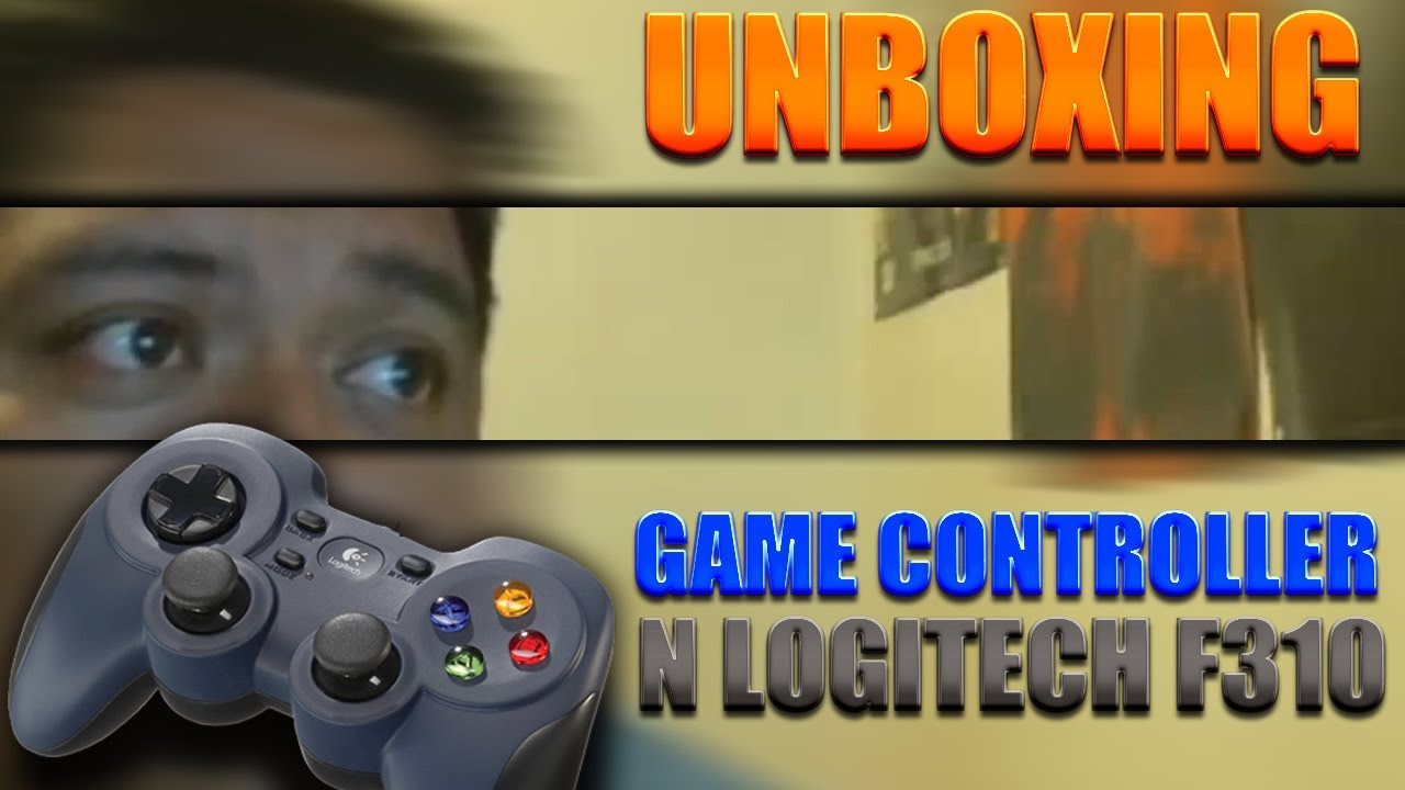 UNBOXING PC GAME CONTROLLER LOGITECH F310 - YouTube