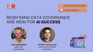 Redefining Data Governance and MDM for AI Success