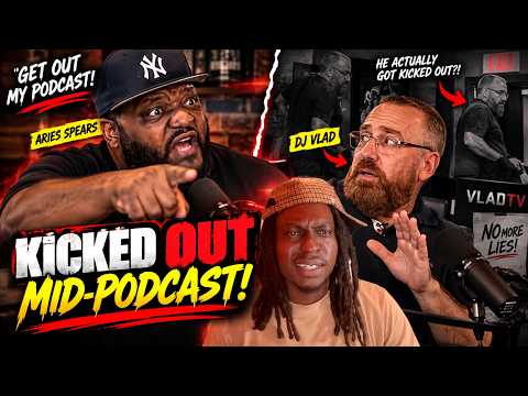 Aries Spears KICKS DJ Vlad OUT Mid-Podcast 😳 Things Got PERSONAL
