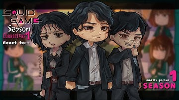 Season 2 Squid game reacts to season 1 || Squid Game || Made by Yuk!ra