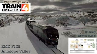 US Safety Systems: I-ETMS PTC, ATS, TMS, Alerter at SCRRA/Metrolink (Train Sim World tutorial)