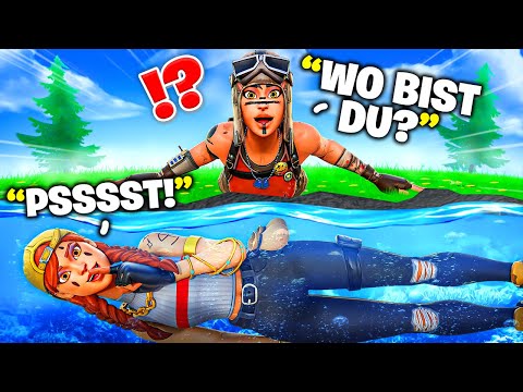 2000 IQ Versteck UNTER WASSER in Fortnite HIDE & SEEK!