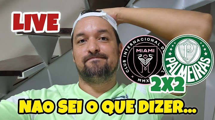 LIVE! PALMEIRAS 2X2 INTER MIAMI - O RESULTADO OK O DESEMPENHO MUITO RUIM. PREOCUPA.