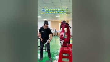 Spray robot #spray #spraypaint #robot #industrialrobot #sixaxisrobot #automated #robotarm #machine