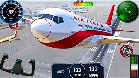 Real Flight Airplane City Pilot Simulator - Plane Boeing Emergency Landing - Android Gameplay