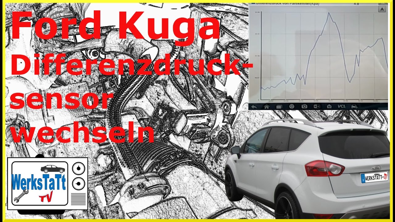 Differenzdrucksensor Abgasdrucksensor Ford 1,6 + 2,0 Diesel