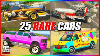 *SOLO* 25 RARE Cars In GTA 5 Online! (Rare Car Locations Guide)