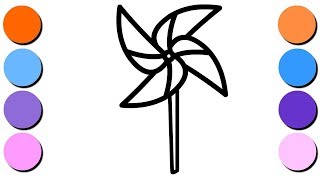 How to Draw a Kite Coloring Page for Kidsstep by step for kidsKite Drawing Tutorial