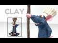 How to make a REMY (RATATOUILLE) with plasticine or clay in steps - My Clay World