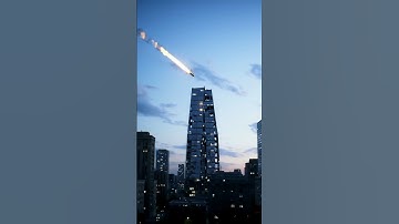 seconds when the building was destroyed by a missile 🚀 #shorts #missile