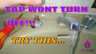 TAP WONT TURN OFF!!!! by HeatingGeek 143,192 views 3 years ago 3 minutes, 59 seconds