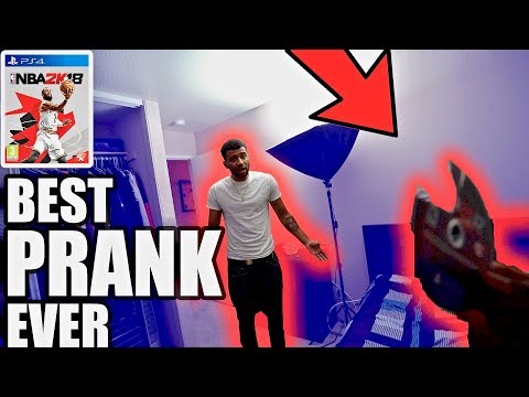 I BROKE MCQUEEN NBA 2k18 Game (prank!!!)