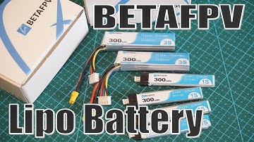 BETAFPV Lipo Battery 300mAh 1S 30C & 300mAh 3S 45C