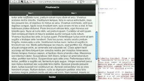 jQuery Mobile Toolbars  Navigation Menu