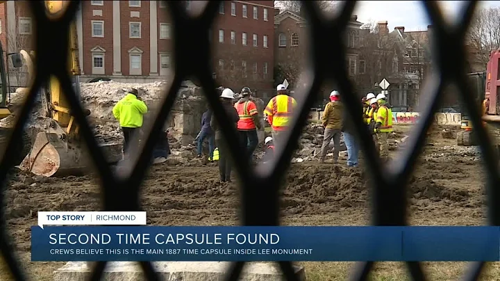 Crews find another box that could be 1887 time cap...