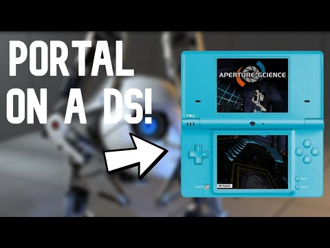 I played portal on a Nintendo DS