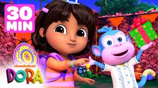 Dora Celebrates Special Days with Familia! 🎁 30 Minutes | Dora & Friends