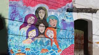 Murales + Colectividad en #Tlaxiaco - Testimonio Violeta, Muralista