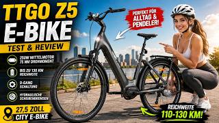 TTGO Z5 E-Bike Test 🚴♂️ 130 KM Reichweite? Lohnt sich das City E-Bike wirklich?