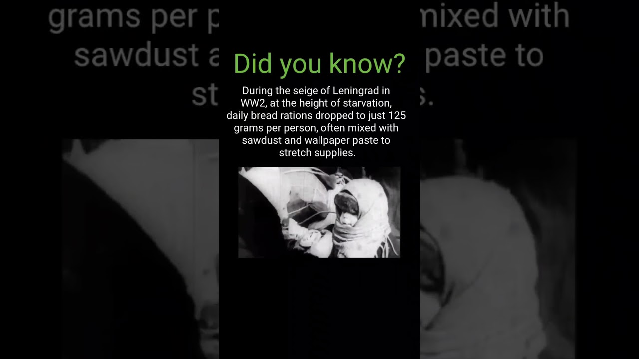 Human suffering during siege of Leningrad 