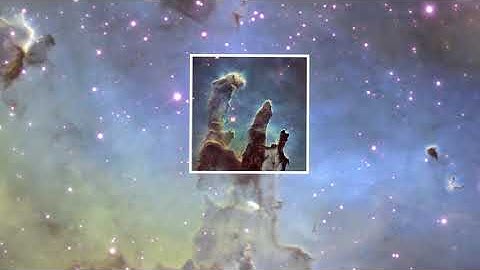 Hubble Field of View Pullout to Roman Field of View - Eagle Nebula