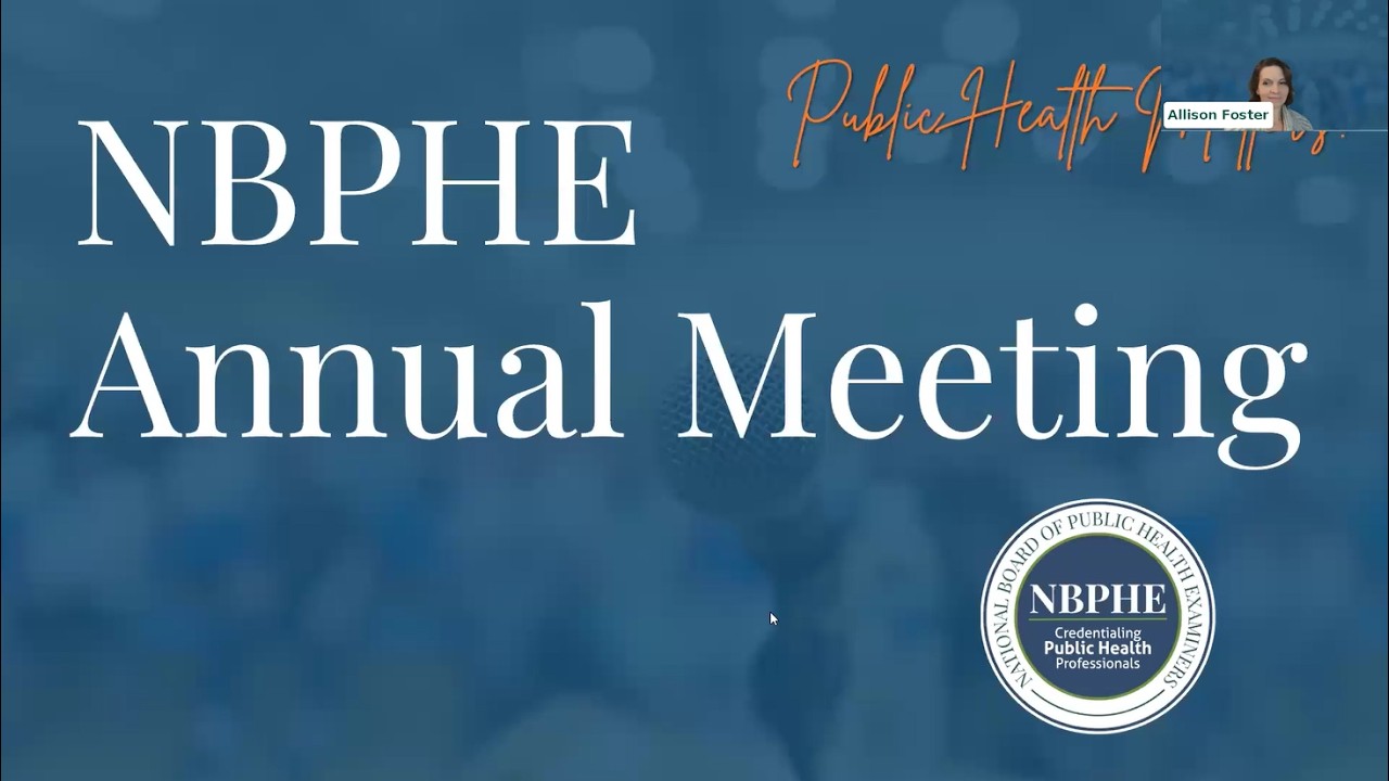NBPHE Annual Meeting