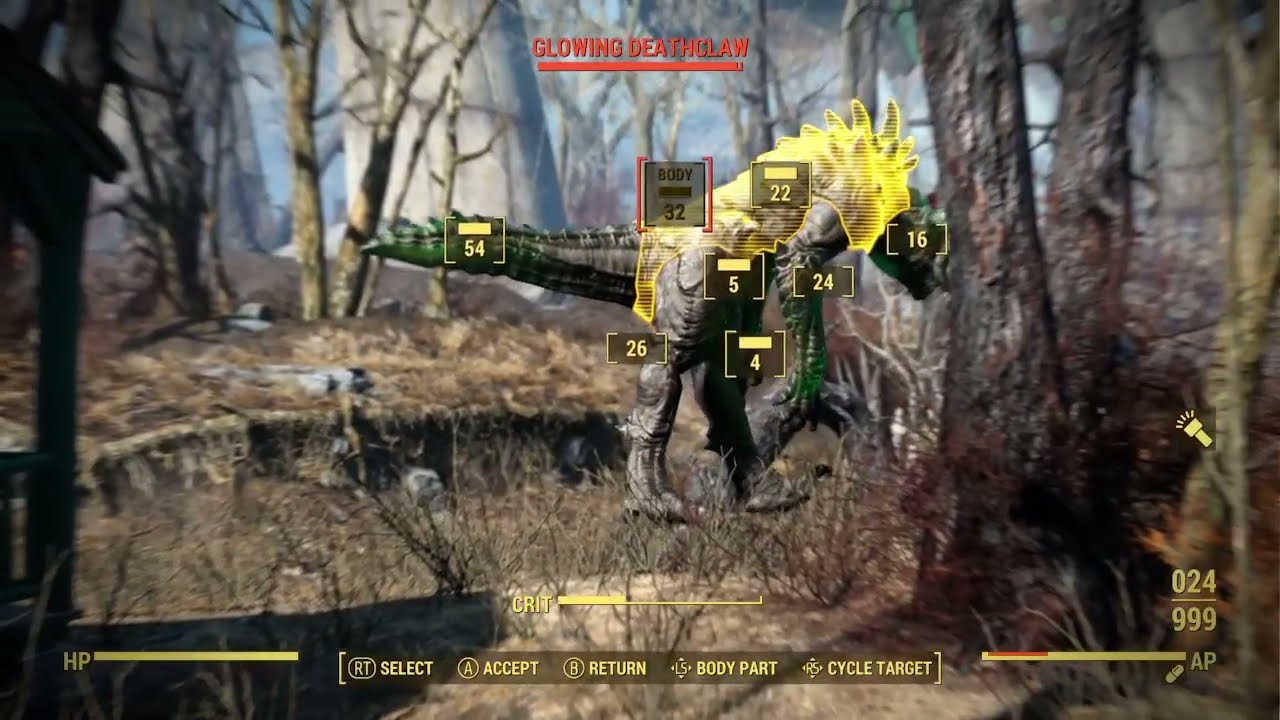 Fallout 4 exploring the commonwealth ran into a deathclaw 🤯