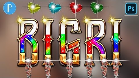 How To Make New Glass Font Editing With Golden Color Gradient In Pixellab pscc | Ashu Creation