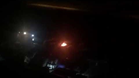 Горит яхта в Новороссийске