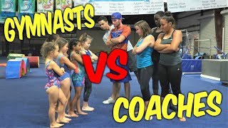 Gymnast VS Coach Add On Gymnastics Challenge| Rachel Marie