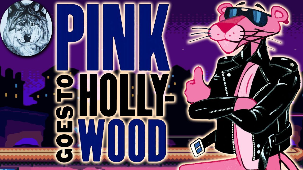 Jeu Sega Megadrive : Pink Goes To Hollywood - Complet, Bon état