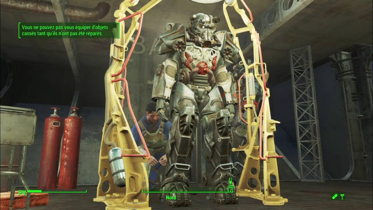COMMENT RÉPARER UNE ARMURE ASSISTÉE fallout 4 YouTube