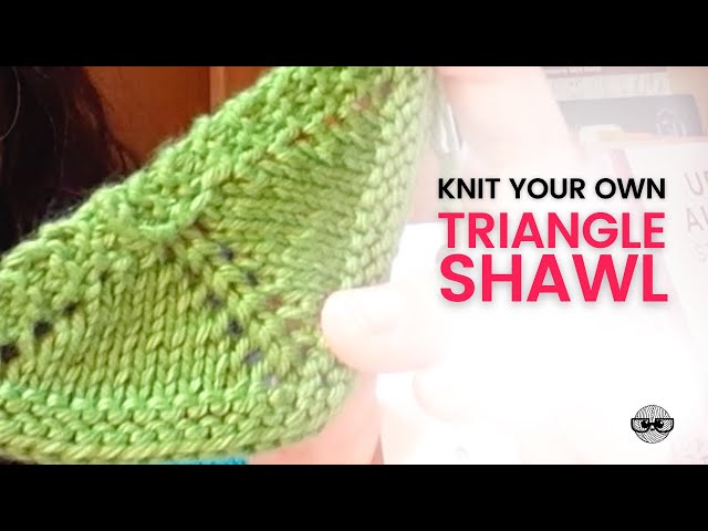 knitted triangle top