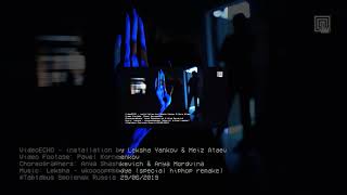 Video Echo Digital + Analog video feedback installation