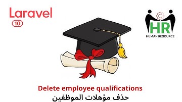 49 - Delete employee qualifications - HRMS project php laravel #laravel