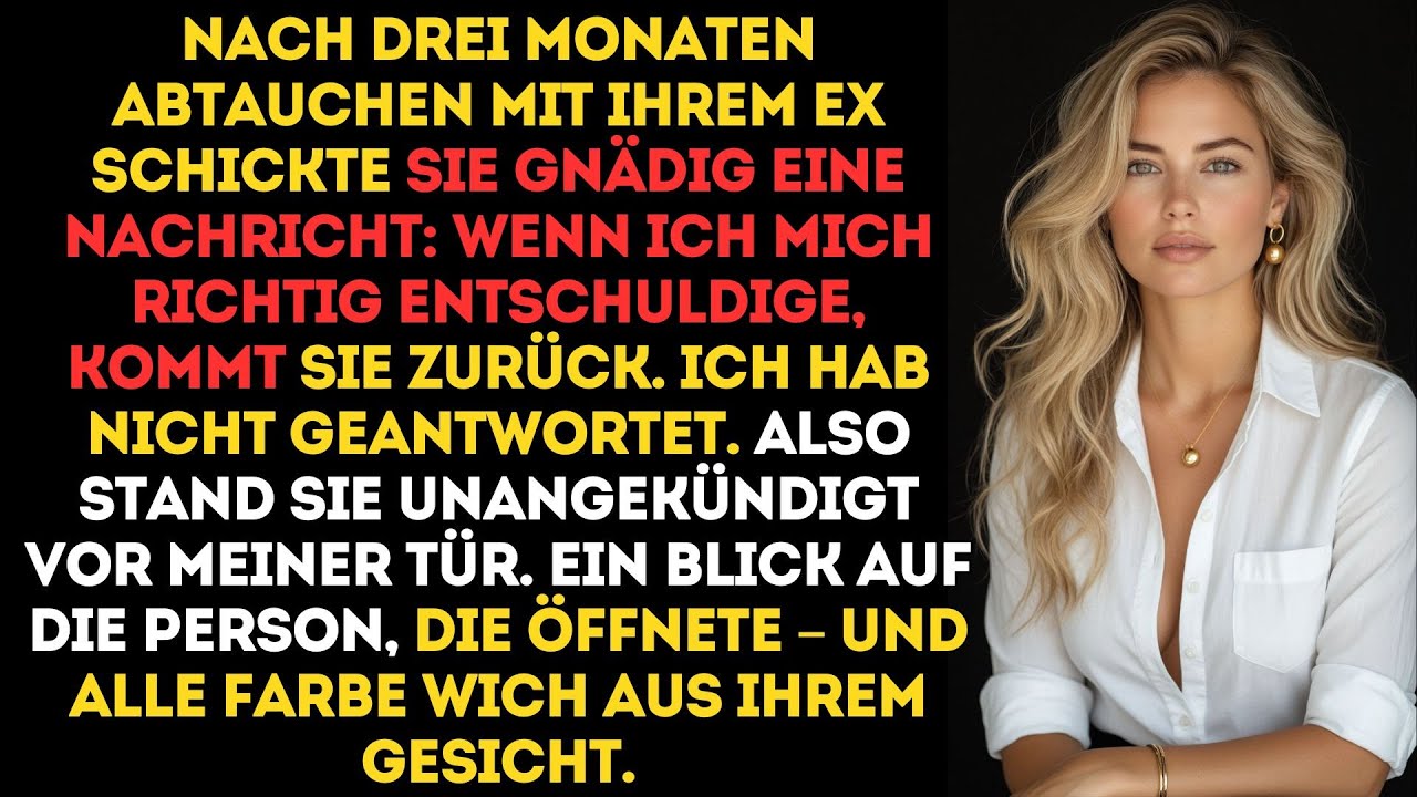 Sie tauchte nach Monaten Abwesenheit wieder auf und erwartete Entschuldigungen – doch das Öffnen...