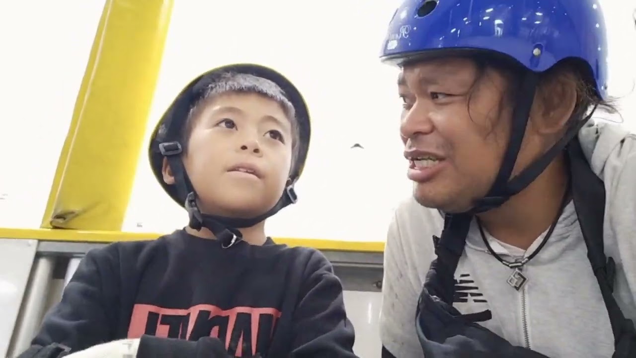 初　アクアリンクちば😁　そして初のスケートに大苦戦🤣