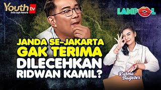 Download Lagu Rahma Badjeber | JANDA SE-JAKARTA GAK TERIMA DILECEHKAN RIDWAN KAMIL | LAMPOL MP3 Download Lagu Rahma Badjeber | JANDA SE-JAKARTA GAK TERIMA DILECEHKAN RIDWAN KAMIL | LAMPOL MP3