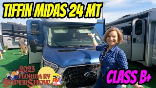 Tiffin Midas 24MT walkthrough and review | Best Class B+ at the show | Florida RV Supershow @FRVTA