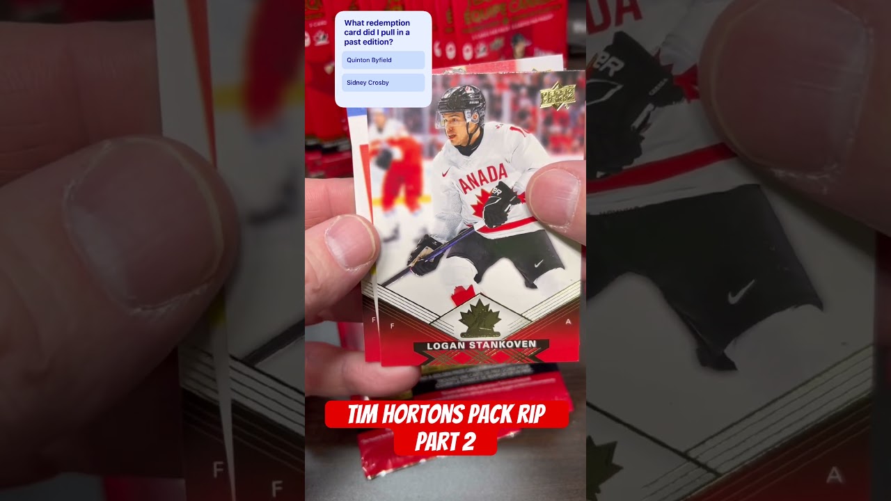 Tim Hortons 25-26 Team Canada Part 2! #shorts #nhl #hockey #sportscards