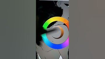 The spinning color wheel trend tutorial || Fukona girl trend #art #trend #fyp #shorts #video