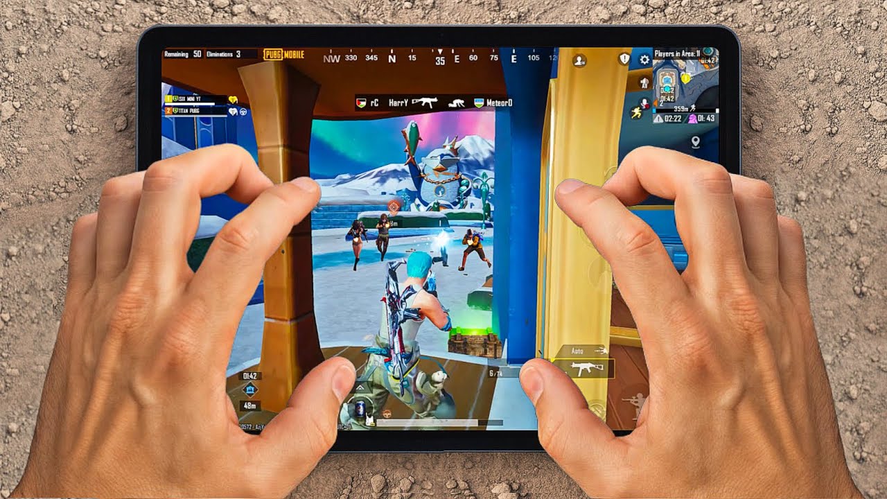 IPAD PRO M1 (HDR+90FPS) 🔥 PUBG TEST/ GAMEPLAY/ FULL GYRO ❤️ Zero Lag on HDR GRAPHICS😈